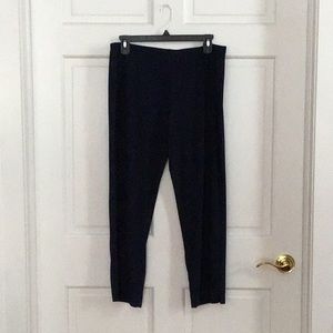 Clara Sun Woo Crop Pant with Small Side Slits - Size Xl